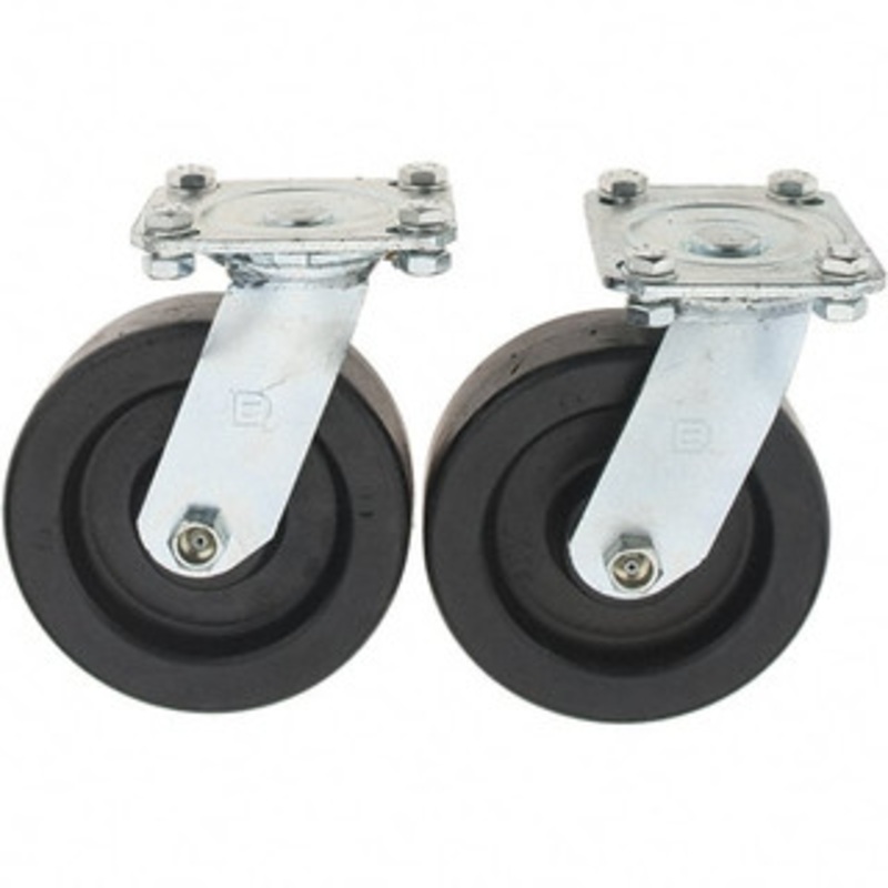 Value Collection 6 Diam x 2 Wide x 7-39/64 OAH Top Plate Mount Swivel Caster Polypropylene, 1,000 Lb Capacity, Sleeve Bearing, 3-7/8 x 4-1/2 Plate 8-681201 – 35906908