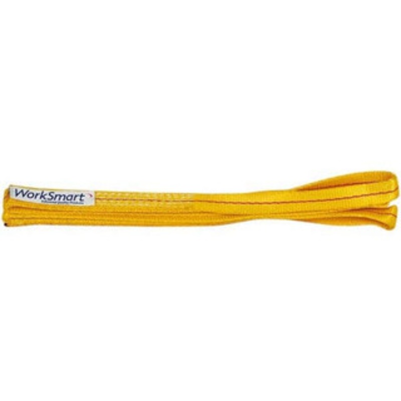 Value Collection 6 ft. Long x 1 Wide, 1,600 Lb Vertical Capacity, 1 Ply, Polyester Web Sling 1,250 Lb Choker Capacity, with Eye & Eye (Twisted) WS-MH-SLNG1-190 – 43681931