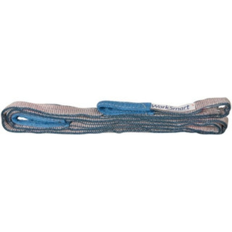Value Collection 9 ft. Long x 1 Wide, 3,200 Lb Vertical Capacity, 2 Ply, Polyester Web Sling 2,500 Lb Choker Capacity, with Eye & Eye (Flat) WS-MH-SLNG1-281 – 43683051