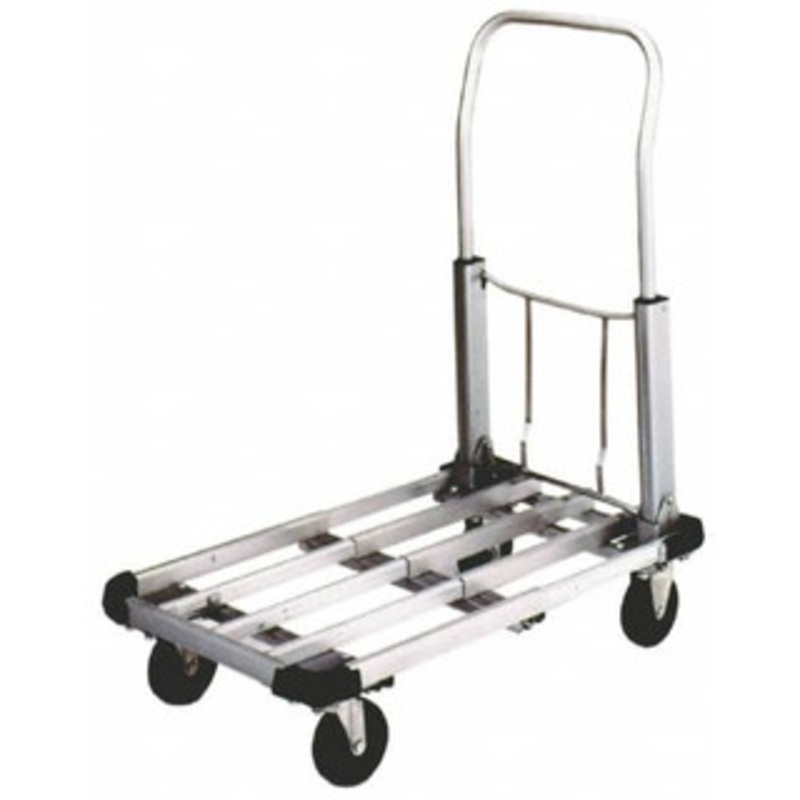 Value Collection Aluminum Platform Truck 28 Long x 16 Wide, 34-1/2 High Solid 4 Diam Casters H71-1628 – 93778454