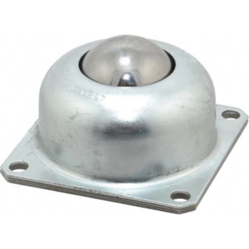 Value Collection 1-1/2 Inch Diameter, Square, Carbon Steel Ball Transfer 1.8125 Inch Mount Height, 250 Lb. Capacity 4260-01 – 00290742