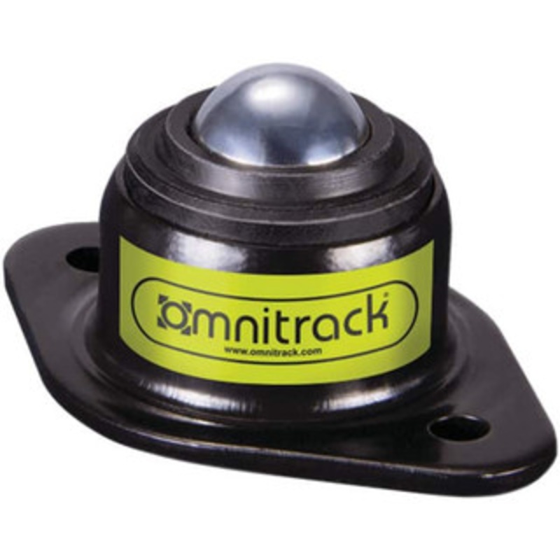 Value Collection 1/2 Inch Diameter, Oval, Chrome Steel Ball Transfer 1 Inch Overall Diameter, 7/8 Inch Mount Height, 100 Lb. Capacity 41251 – 00290874
