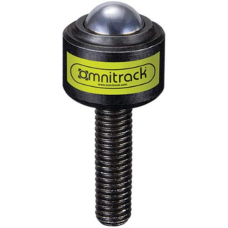 Value Collection 1/2 Inch Diameter, Round, Chrome Steel Ball Transfer 7/8 Inch Overall Diameter, 7/8 Inch Mount Height, 100 Lb. Capacity 41151 – 00290825
