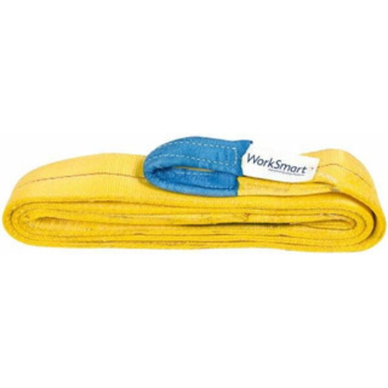 Value Collection 12 ft. Long x 4 Wide, 11,500 Lb Vertical Capacity, 2 Ply, Polyester Web Sling 9,200 Lb Choker Capacity, with Eye & Eye (Flat) WS-MH-SLNG1-154 – 43682335