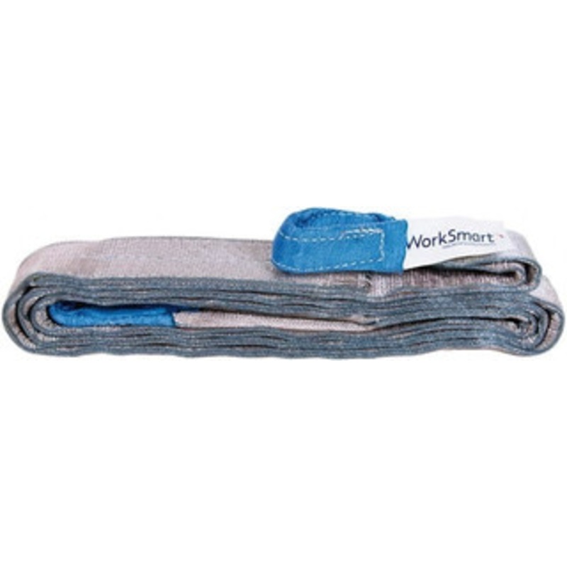 Value Collection 16 ft. Long x 3 Wide, 8,600 Lb Vertical Capacity, 2 Ply, Polyester Web Sling 6,900 Lb Choker Capacity, with Eye & Eye (Flat) WS-MH-SLNG1-309 – 43683333