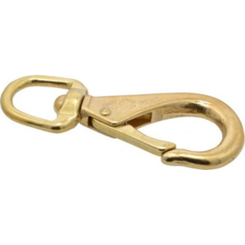 Value Collection 4-1/2 Long Swivel Eye Boat Snap Solid Brass with 9/16 Snap Opening 67790865 – 67790865