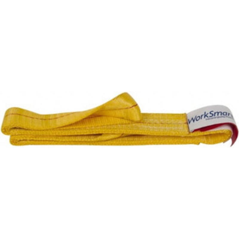Value Collection 4 ft. Long x 2 Wide, 3,200 Lb Vertical Capacity, 1 Ply, Polyester Web Sling 2,500 Lb Choker Capacity, with Eye & Eye (Twisted) WS-MH-SLNG1-193 – 43682368