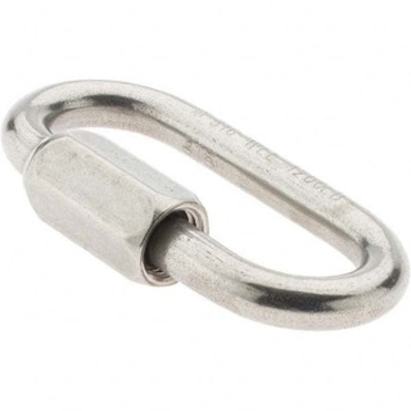 Value Collection 5 Qty 1 Pack Stainless Steel Quick Link 1/4 Diameter, 1, 200 Lb Load Limit BD-A997612 – 53589412