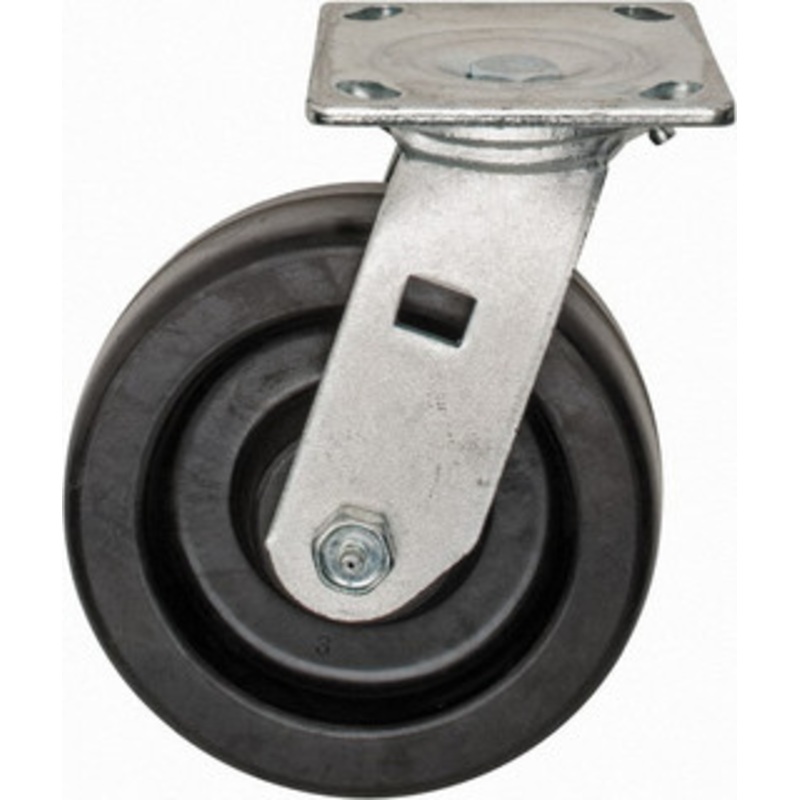 Value Collection 6 Diam x 2 Wide x 7-1/2 OAH Top Plate Mount Swivel Caster Phenolic, 1,200 Lb Capacity, Roller Bearing, 4 x 4-1/2 Plate GMC-SH-0013 – 02276236
