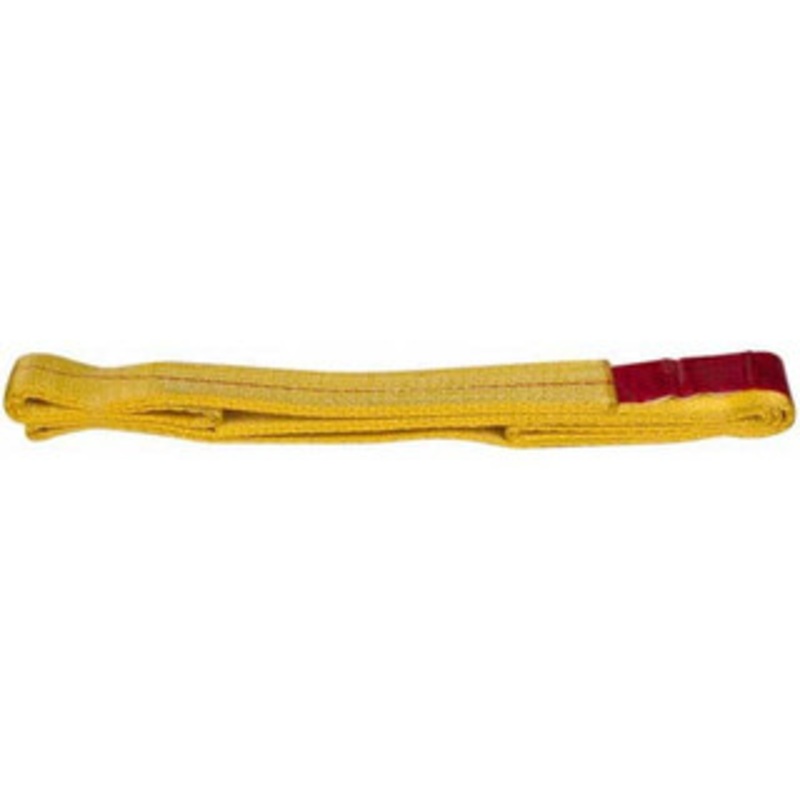 Value Collection 6 ft. Long x 2 Wide, 3,200 Lb Vertical Capacity, 1 Ply, Polyester Web Sling 2,500 Lb Choker Capacity, with Eye & Eye (Flat) WS-MH-SLNG1-117 – 43682269