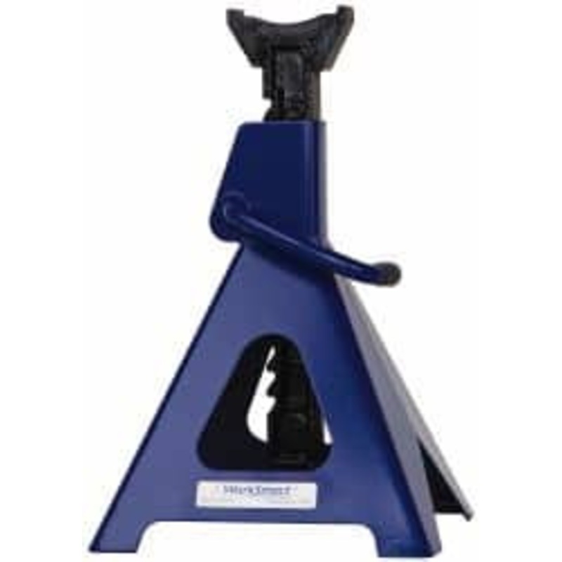 Value Collection 6 Ton Load Capacity Ratcheting Jack Stand 15-3/8 to 24-1/4 Inch High, 11-1/4 Inch Base Diameter x 9-1/4 Inch Long x 10-5/8 Inch Wide Chassis T46002 – 51374171
