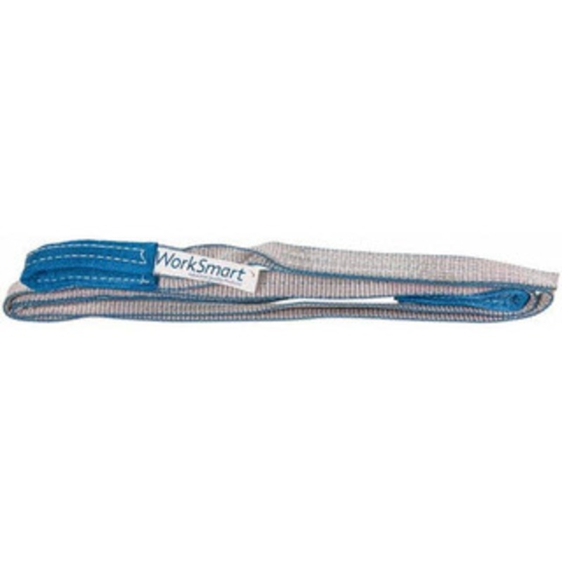 Value Collection 8 ft. Long x 1 Wide, 1,600 Lb Vertical Capacity, 1 Ply, Polyester Web Sling 1,250 Lb Choker Capacity, with Eye & Eye (Twisted) WS-MH-SLNG1-330 – 43683515