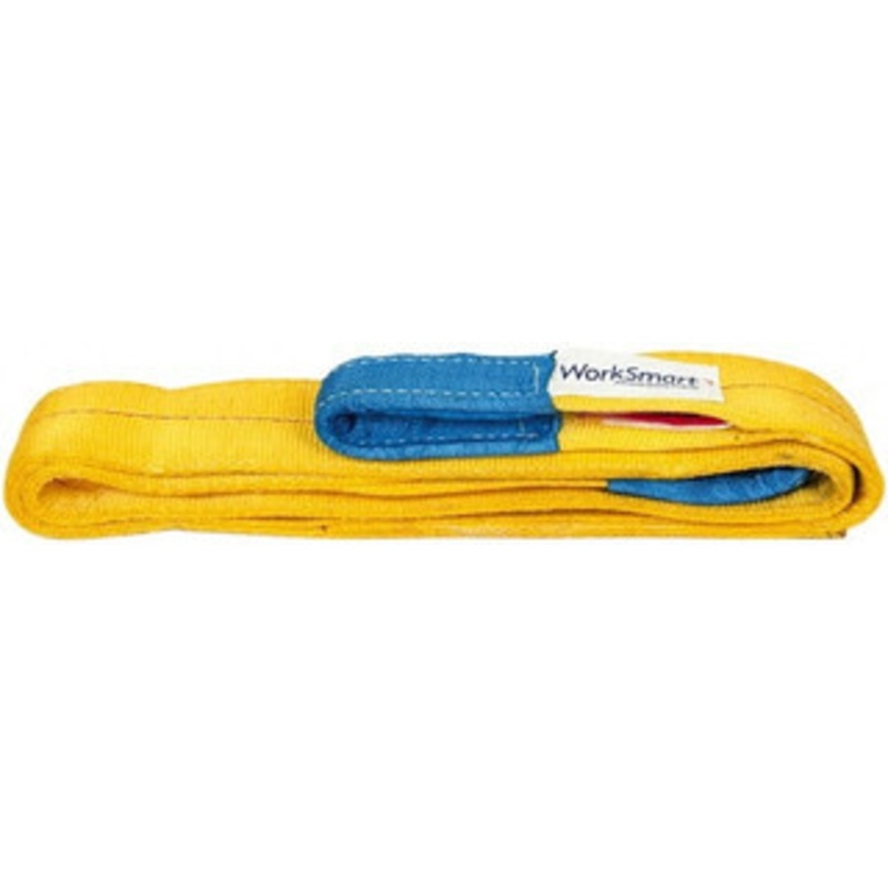 Value Collection 8 ft. Long x 3 Wide, 8,600 Lb Vertical Capacity, 2 Ply, Polyester Web Sling 6,900 Lb Choker Capacity, with Eye & Eye (Flat) WS-MH-SLNG1-148 – 43681568