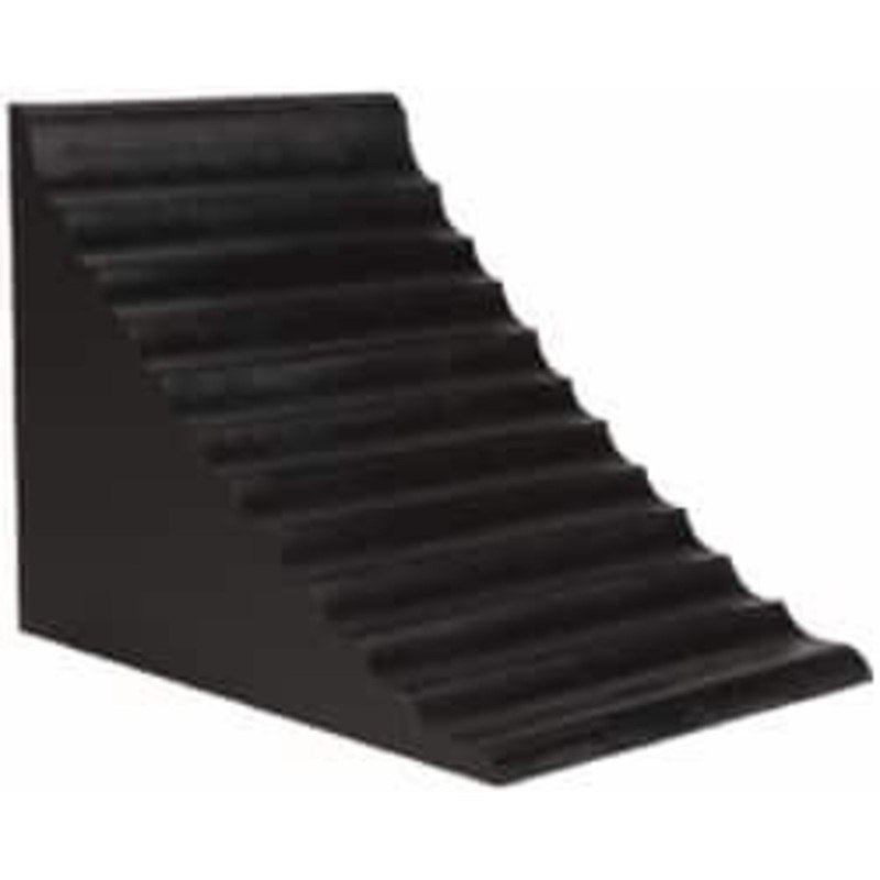 Value Collection 9-21/32 Wide x 7-31/64 High x 7-3/32 Deep, Rubber Wheel Chock Type E TS101R – 51380699