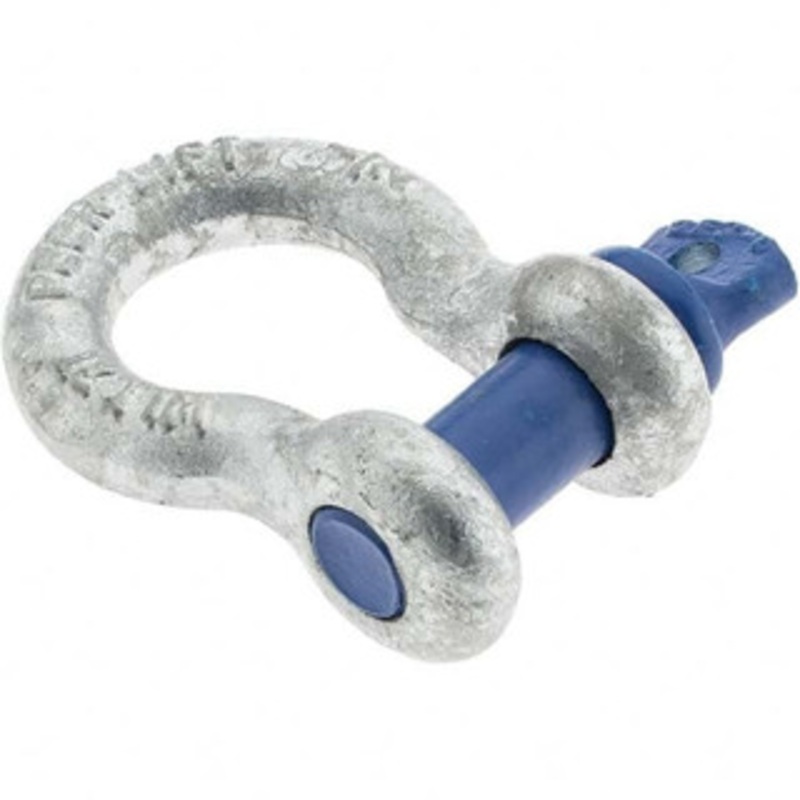 Value Collection 1/2 Nominal Chain Size, 2 Ton Steel Screw Anchor Shackle 5/8 Pin Diam, 1-7/8 High x 1-3/16 Wide Inside Jaw BD-32653 – 53595567