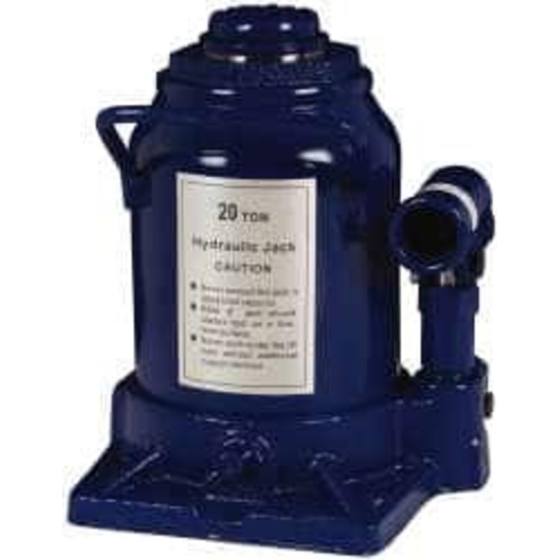 Value Collection 20 Ton Capacity Side Pump Bottle Jack 7-1/2 to 11-1/4 High, 3-1/8 Piston Stroke, 1-5/8 Screw Length, 1-1/2 Screw Diam, 2.2 Plunger Diam, 6-1/4 Long x 5-7/8 Wide Base TH92004X – 51374148