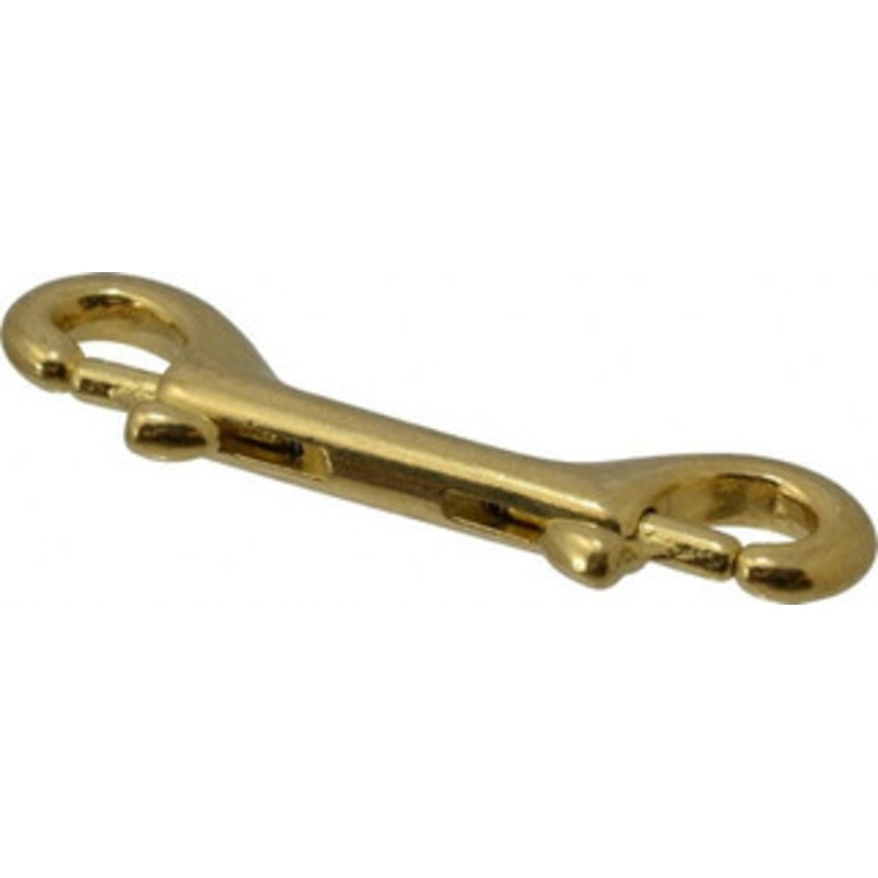 Value Collection 3-1/2 Long Double End Bolt Snap Solid Brass with 1/4 Snap Opening 67790287 – 67790287