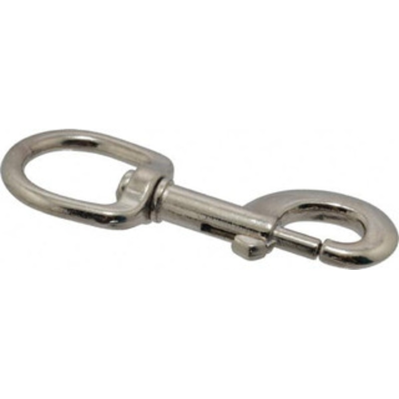 Value Collection 3-11/16 Long Oval Swivel Eye Bolt Snap Zinc Alloy with 5/16 Snap Opening 67790469 – 67790469