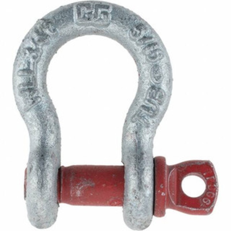 Value Collection 5/16 Nominal Chain Size, 0.75 Ton Steel Screw Anchor Shackle BD-MP50402 – 53601902