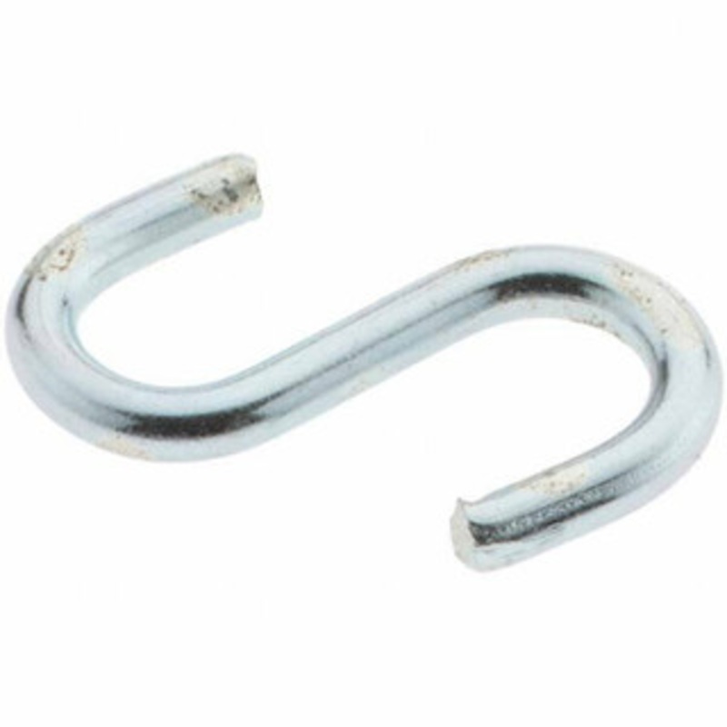 Value Collection 50 Qty 1 Pack Carbon Steel Bright Zinc S-Hook 0.091 Wire, 7/8 OAL BD-KP71854 – 53605168