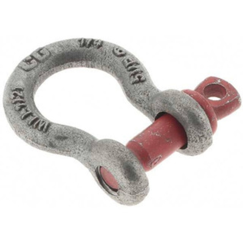 Value Collection 1/4 Nominal Chain Size, 0.5 Ton Steel Screw Anchor Shackle BD-50401 – 53593307