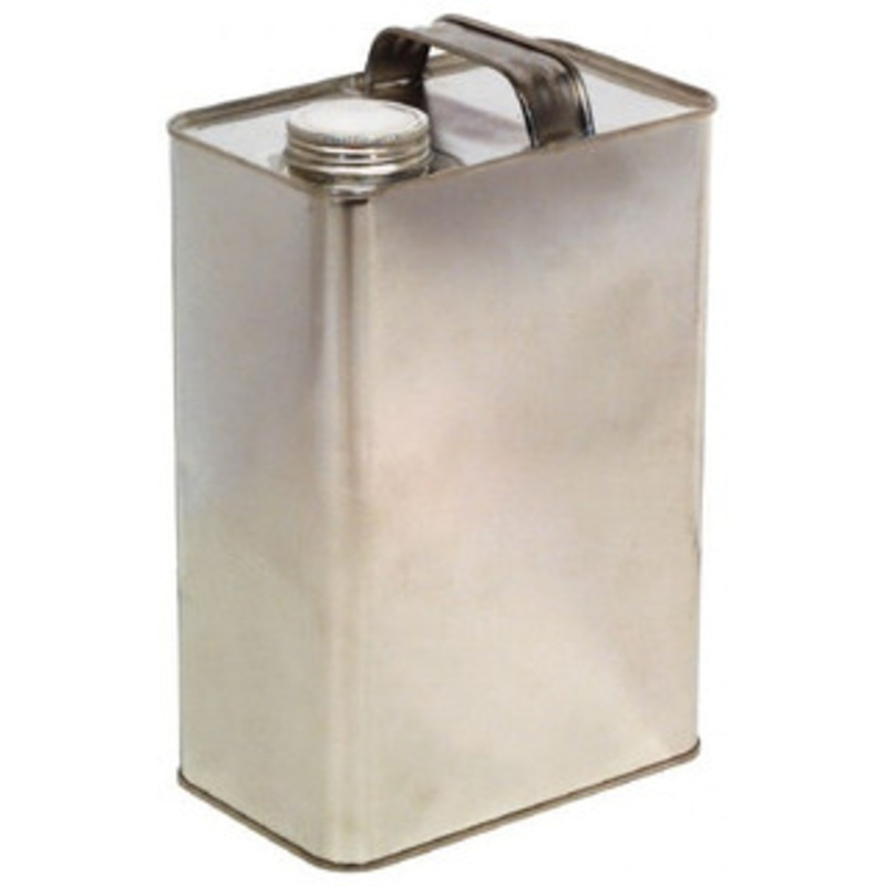 Value Collection 1 Gal Rectangular Tin Can 4 Cans per Pack 65358715 – 01234996