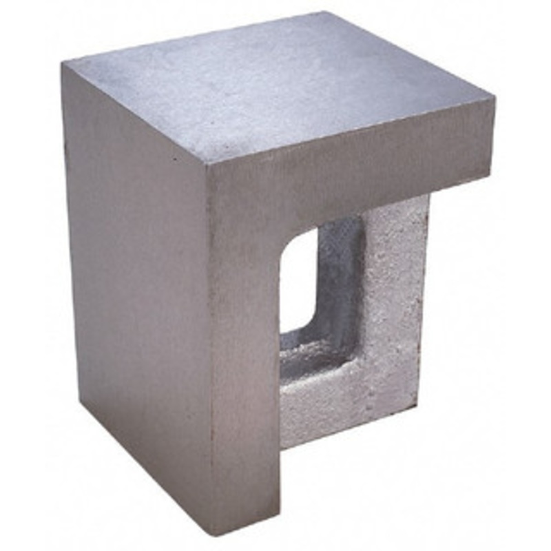 Value Collection 1 Hole, 12 High x 8 Wide x 10 Deep, Right Angle Iron Semi-Steel, Precision Ground, Parallel & Square to within 0.0018 per 6 418-4245 – 70147095