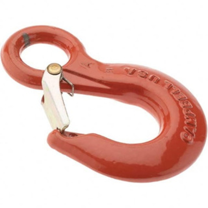 Value Collection 2,000 Lb Capacity, Steel Eye Hook 15/16 Eye ID, 4-29/64 OAL, Orange BD-C186204 – 53587135
