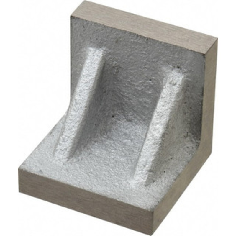 Value Collection 2 Wide x 2 Deep x 2 High Cast Iron Precision-Ground Angle Plate Standard Plate, Flat Surface, Single Web, Single Plate 418-4410 – 00141028