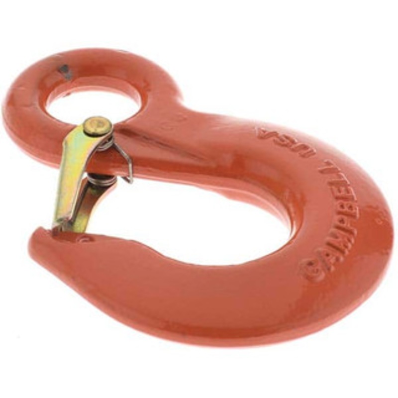 Value Collection 3,000 Lb Capacity, Steel Eye Hook 15/16 Eye ID, 4-21/32 OAL, Orange BD-C186205 – 81009342