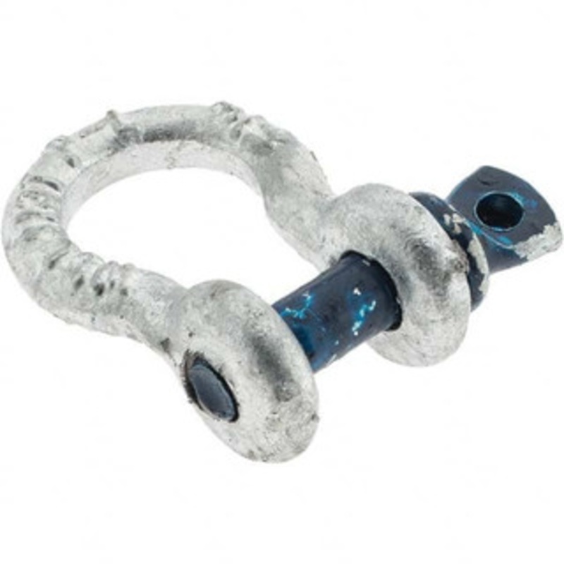 Value Collection 3/16 Nominal Chain Size, 0.33 Ton Steel Screw Anchor Shackle 1/4 Pin Diam, 7/8 High x 9/16 Wide Inside Jaw BD-C89295 – 53612776
