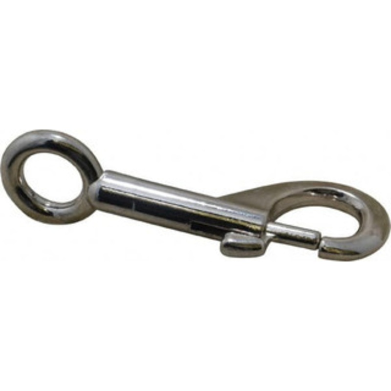 Value Collection 3-5/16 Long Oval Fixed Eye Bolt Snap Zinc Alloy with 3/8 Snap Opening 67790162 – 67790162