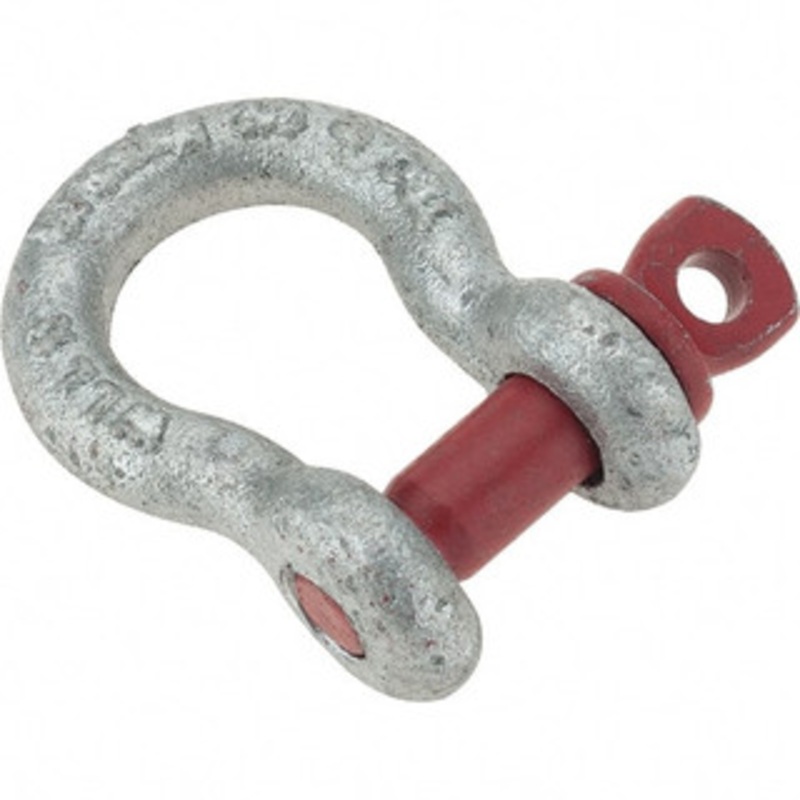 Value Collection 3/8 Nominal Chain Size, 1 Ton Steel Screw Anchor Shackle BD-MP50403 – 81013146