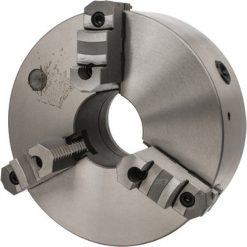 Value Collection 3 Jaws, 12 Diam, Self Centering Manual Lathe Chuck D1-6 Mount Spindle, Reversible, 3-15/16 Through Hole Diam, Cast Iron 429-3126 – 08606550