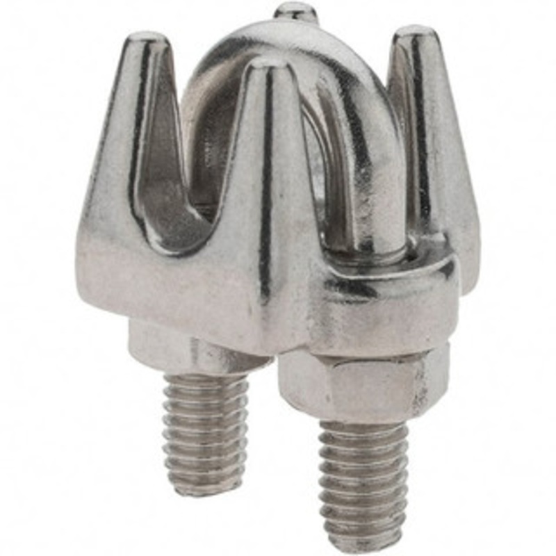 Value Collection 5 Qty 1 Pack 1/4 Wire Rope Clips Stainless Steel BD-A997622 – 53589370