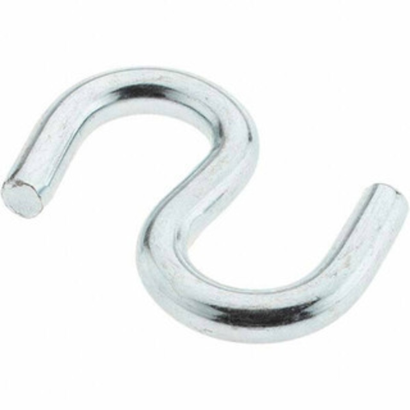 Value Collection 5 Qty 1 Pack Carbon Steel Bright Zinc S-Hook 0.306 Wire, 2-1/2 OAL BD-C32632 – 53598066