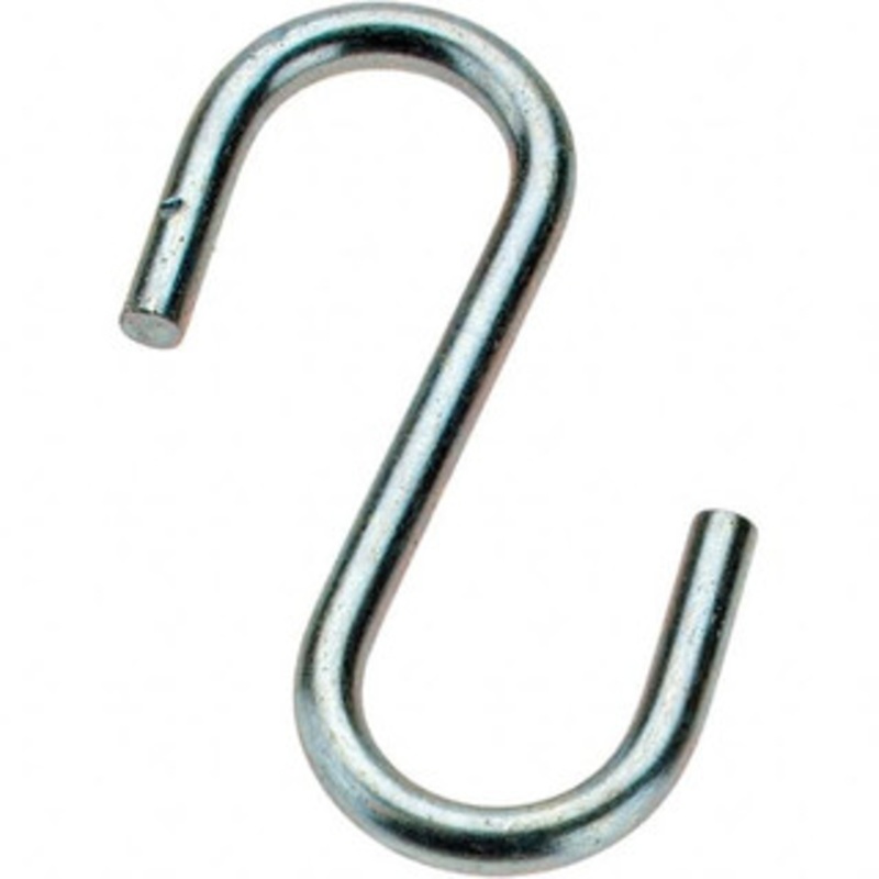 Value Collection Trade Size 27, Carbon Steel Bright Zinc S-Hook 12 Lb Capacity, 0.08 Wire, 1 OAL BD–2546-1 – 53613493