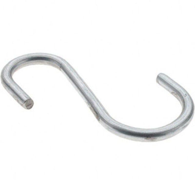 Value Collection Trade Size 98, Carbon Steel Bright Zinc S-Hook 0.187 Wire, 2-11/16 OAL BD-2036 – 53615274