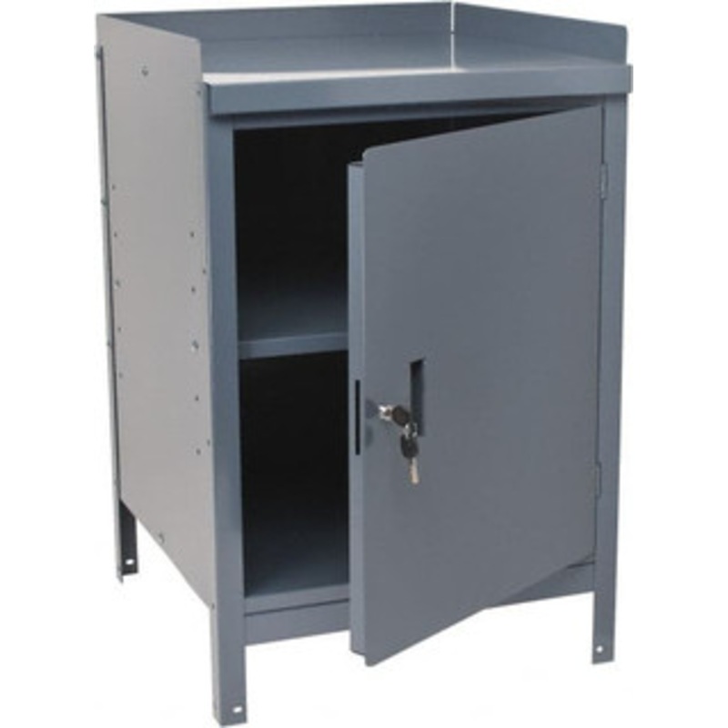 Value Collection 1 Shelf Combination Storage Cabinet & Work Table Gray, 24 Wide x 34 High WS-MH-CAB-002 – 44084705