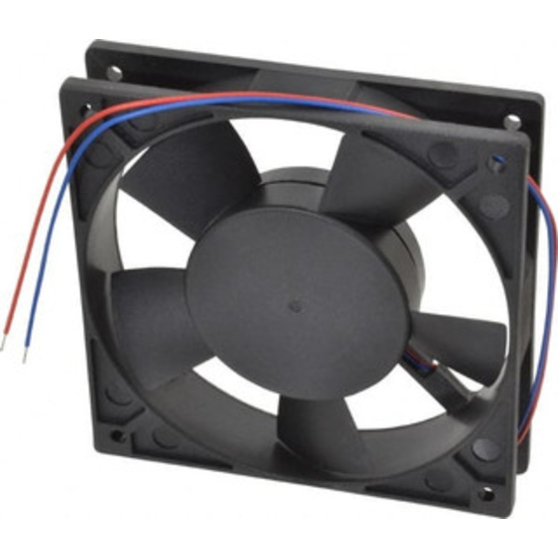 Value Collection 12 Volts, DC, 88.3 CFM, Square Tube Axial Fan 0.33 Amp Rating, 2,700 to 3,000 RPM, 4.72 High x 4.72 Wide x 1 Deep SO2147-14 – 04424958