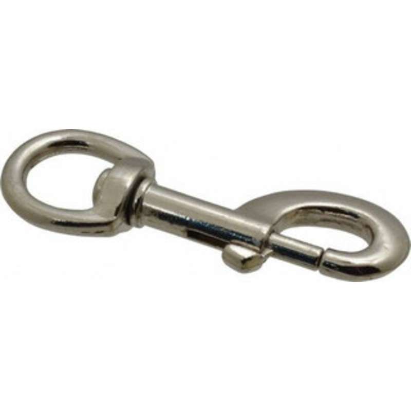 Value Collection 3-3/8 Long Oval Swivel Eye Bolt Snap Zinc Alloy with 5/16 Snap Opening 67790402 – 67790402
