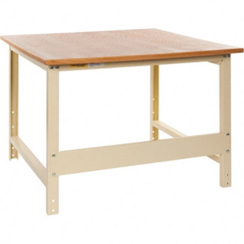 Value Collection 48 Wide x 48 Deep x 33 High, Hardboard Workbench Comfort Edge WS-MH-WKBN-148 – 93976330