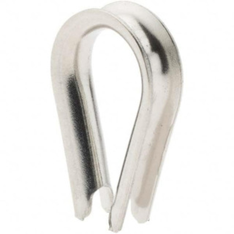 Value Collection 5 Qty 1 Pack 1/8 Wire Rope Thimbles Stainless Steel BD-A997630 – 53589313