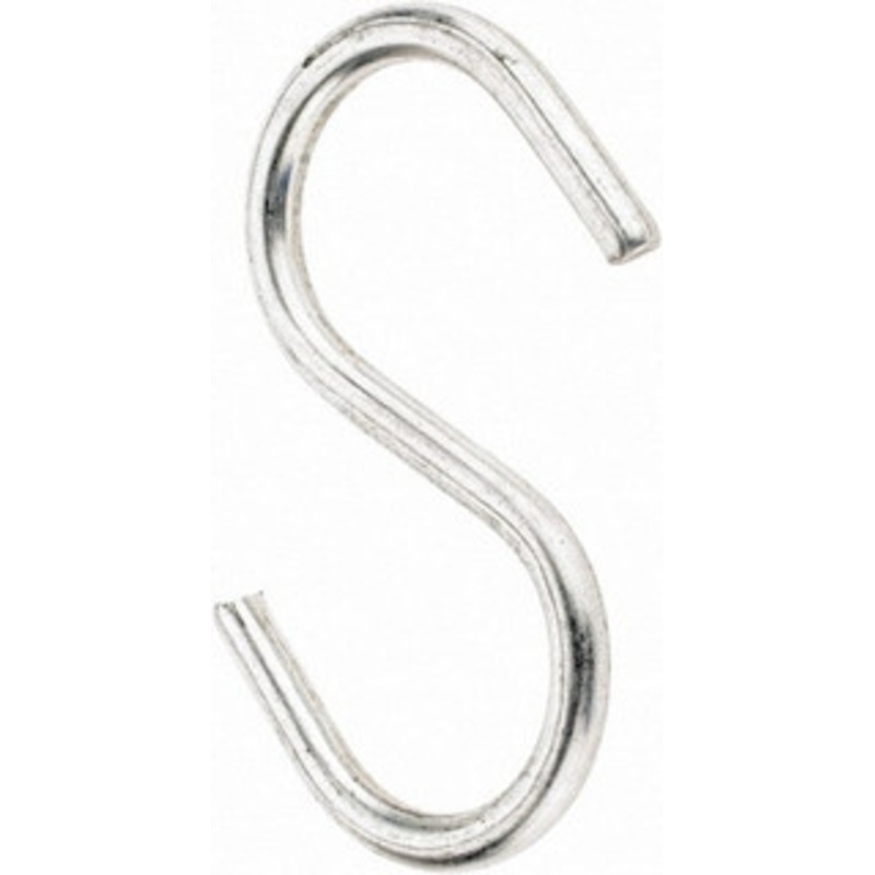 Value Collection 50 Qty 1 Pack Carbon Steel Bright Zinc S-Hook 0.148 Wire, 2-1/8 OAL BD-KP71858 – 53605135