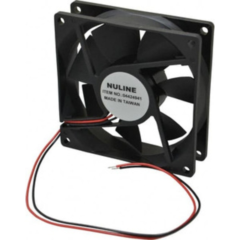 Value Collection 24 Volts, DC, 50.5 CFM, Square Tube Axial Fan 0.14 Amp Rating, 2,200 to 2,500 RPM, 3.62 High x 3.62 Wide x 1 Deep SO2147-12 – 04424941