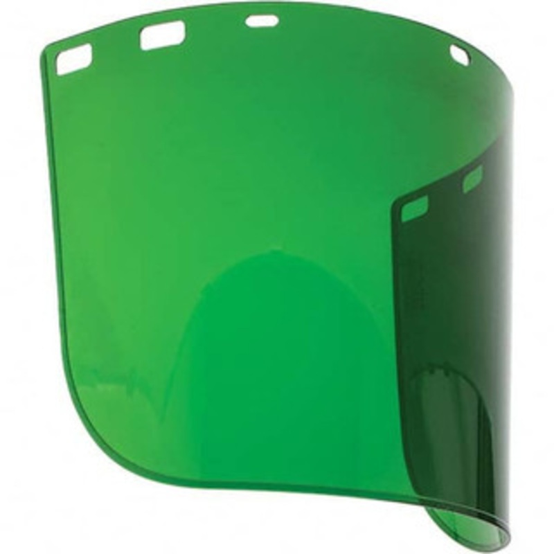 Value Collection Green Propionate Face Shield 15-1/2 High x 8 Wide x 0.6 Thick BD-IM9-P6FD – 53609509
