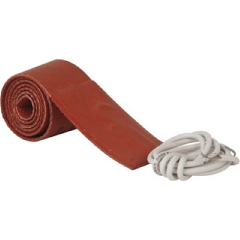 Value Collection 18 Long x 1 Wide, Rectangular, Silicon Rubber, Standard Heat Blanket 120 Volt, Plain Back, Use with Metal Containers SR4041 – 03157039