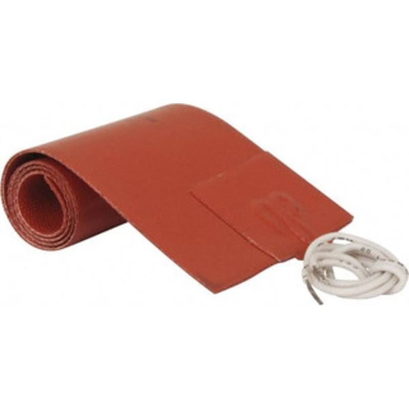 Value Collection 18 Long x 3 Wide, Rectangular, Silicon Rubber, Standard Heat Blanket 120 Volt, Plain Back, Use with Metal Containers SR4091 – 03157534