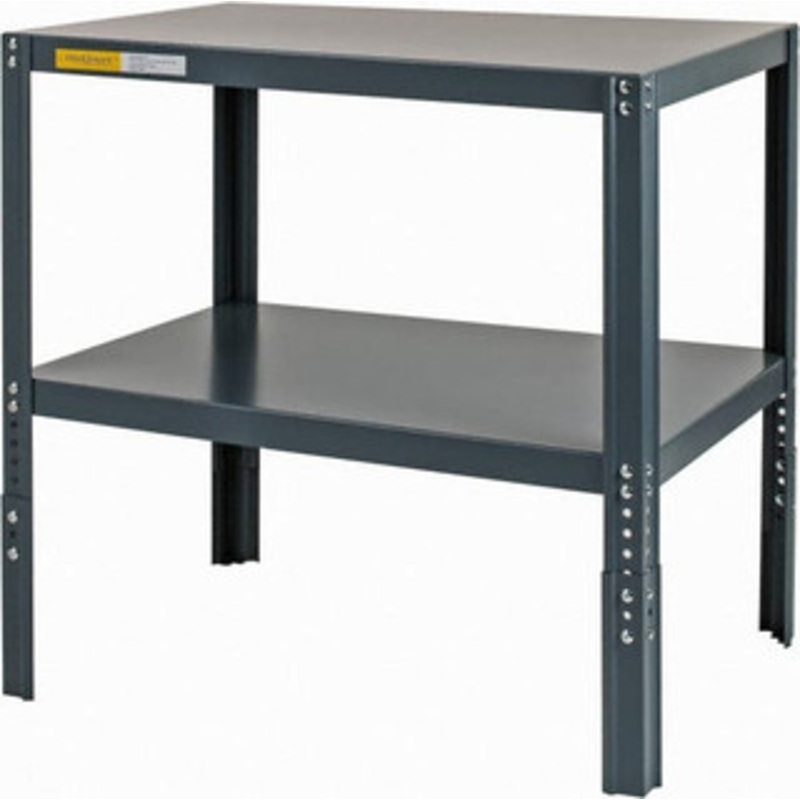 Value Collection 36 Wide x 24 Deep x 29 to 34 High, Steel Work Table Comfort Edge, Adjustable Height Legs WS-MH-WKBN-128 – 93976165