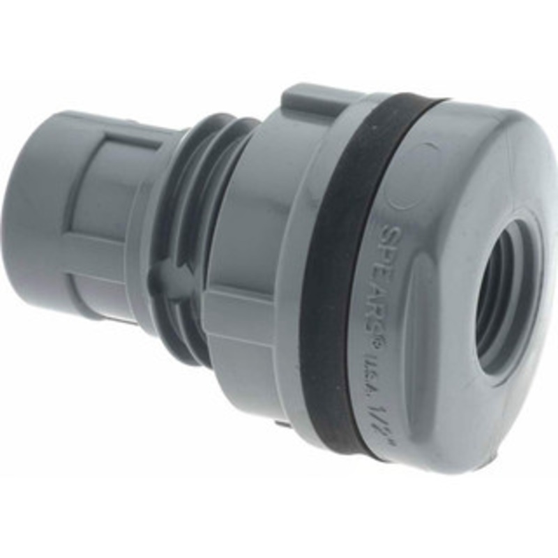 Value Collection 1/2 CPVC Plastic Pipe Bulkhead Tank Adapter Schedule 80, FIPT x FIPT End Connections 8172-005C – 37003746